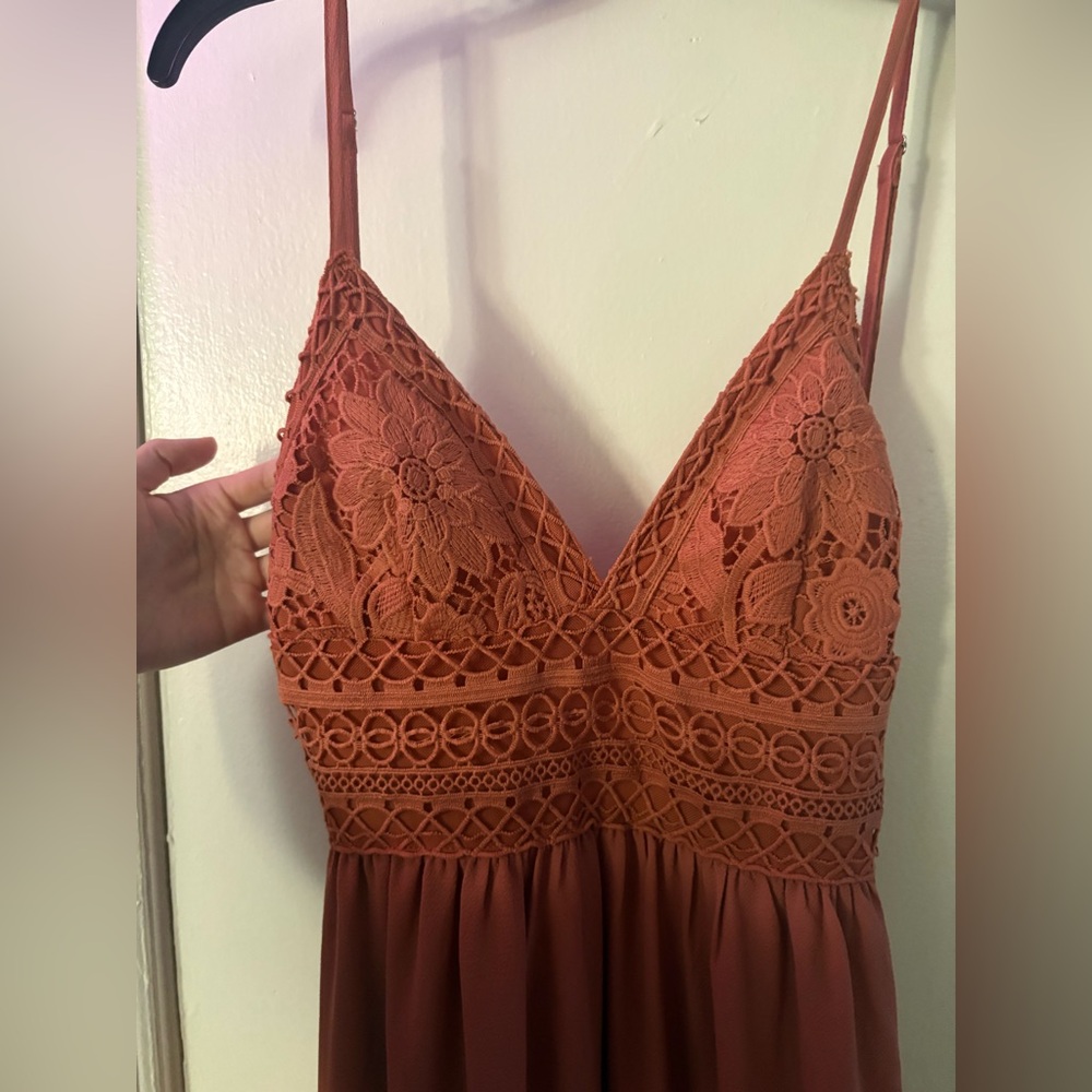 Southern Fried Chics Lace Maxi Dress
